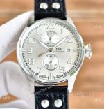 High end Replica IWC Big Pilot's Watch Monopusher Edition Le Petit Prince Silver Dial